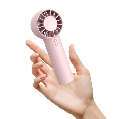Mizong Mini Portable Fan, USB Rechargeable Handheld Fan with 3 Speed Wind, Pocket Personal Cooling Fan for Desktop Travel ...