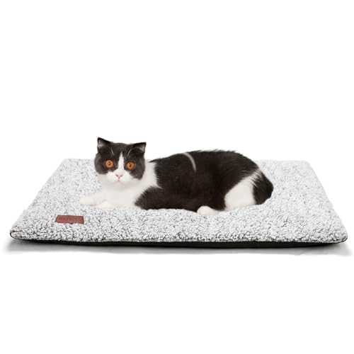 Self Warming Cat Bed Self Heating Cat Dog Mat 24 x 18 inch Extra Warm Thermal Pet Pad for Indoor Outdoor Pets with Removab...