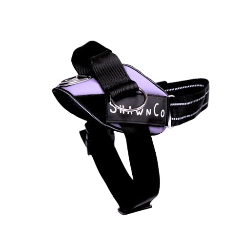 ShawnCo Essential Pro Dog Harness, No-Pull Pet Vest with 3 Leash Clips and Removable, Reflective Side Patches, Adjustable ...