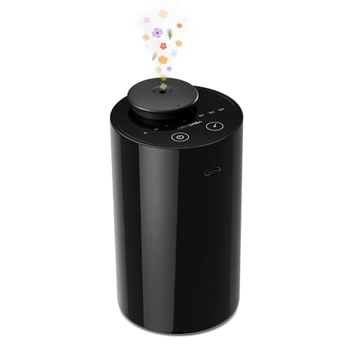 Airversa Waterless Diffuser for Essential Oil, Car Diffsuer, Battery Operated Nebulizer, 0.7 Fl Oz/ 20mL, Mini Scent Air M...