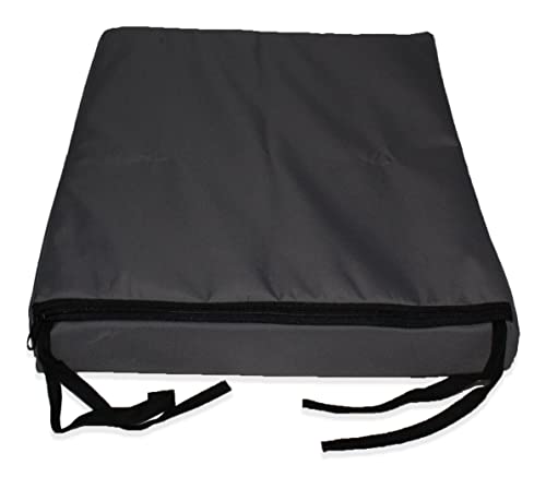 Rehabilitation Advantage Wheelchair Cushion Cover 18 x 16 x 2, Black