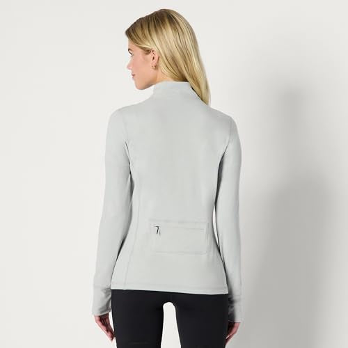Amazon Essentials Women's Athletic Soft Performance Lightweight Quarter-Zip Long Sleeve Workout Top