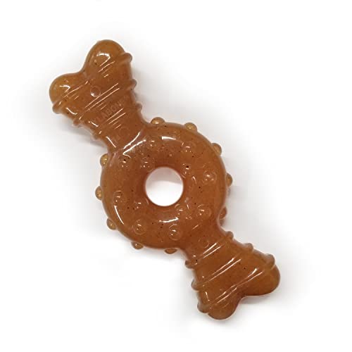 Nylabone Ring Bone Chew Toy for Puppies, Puppy Teething Toys, Puppy Enrichment Toys, Chicken Flavor, X-Small Dogs - Up to ...