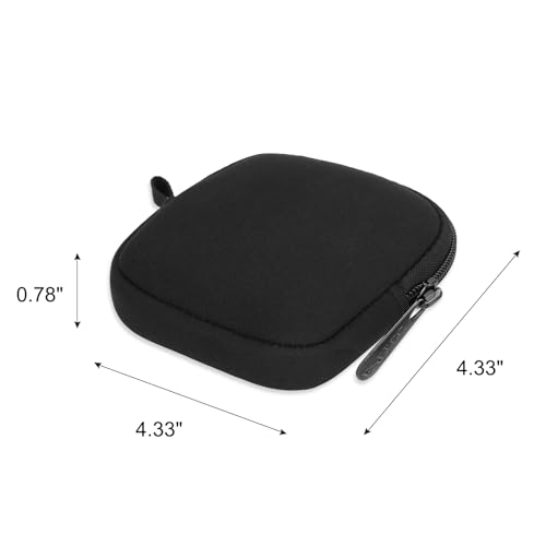 E-Tree 2 Pack Mini Neoprene Pouch Case for Phone Charger Airpods USB Cables Cord ﻿Earphones MagSafe Power Adapter Keychain...