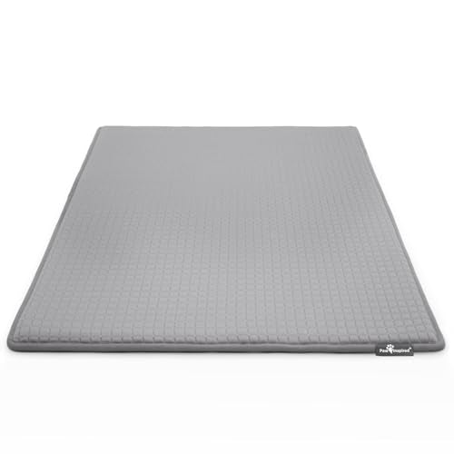 Paw Inspired Cooling Orthopedic Crate Pad for Dogs and Cats, Washable Memory Foam Dog Cooling Mat (41x28 Inch Large Size f...