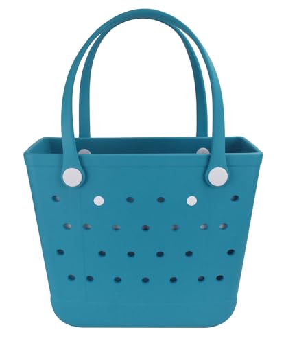 Addoklm Lightweight Extra large Rubber Beach Bag Small mini Tote Bag for Gym Waterproof medium Open Handbag for Pool Sports