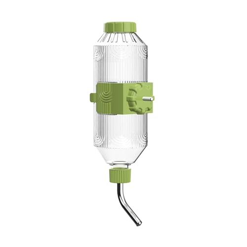 Pet Water Bottle[S24, 24oz], Hanging Dog Water Dispenser Kennel Plastic Drinker Kettle Feeder BPA Free Cage Crate Hutch Pu...