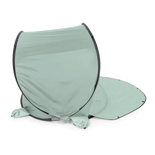 Picnic TIME Manta Portable Beach Tent, Fully-Assembled Pop Up Tent, Beach Shade and Sun Shelter, Instant Outdoor Shade wit...