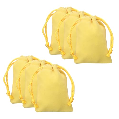 HARFINGTON 20pcs Velvet Gift Bags 2" x 2.8" Drawstring Jewelry Pouches Reusable Gift Packaging Storage Bags with Drawstrin...