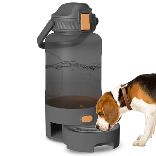 52oz Portable Dog Water Bottle, Dog Travel Water Bottle for Camping Hiking Outdoor Walking (Gray)