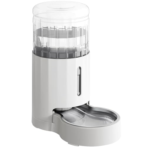 CZPET 4L Pet Water Dispenser Without Electricity Unplugged Automatic Water Bowl Dispenser Gravity Water Dispenser for Cats...