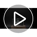 Dominican Republic 3D Engraved Crystal 3D Engraved Crystal Keepsake/Gift/Decor/Collectible/Souvenir (Small)