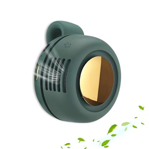 Wshxjzyay Portable Silent Mini Bladeless Fan Clip on, Portable Silent Mini Bladeless Electric Fan, For Outdoor & Travel & ...