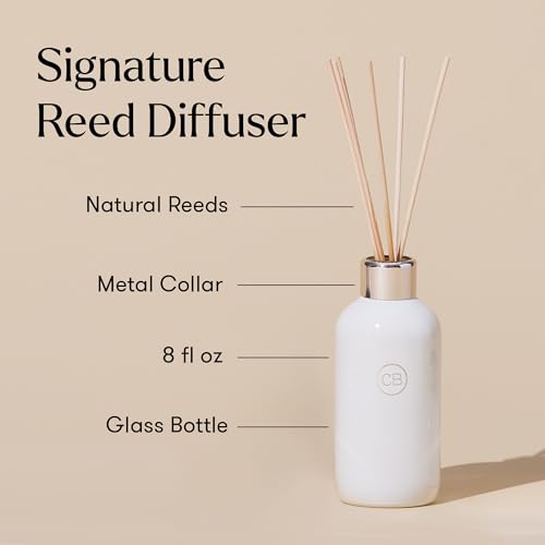 Capri Blue Volcano Reed Diffuser Set - Includes Reed Diffuser Sticks, Fragrance Oil, and Glass Bottle - Luxury Scented Roo...