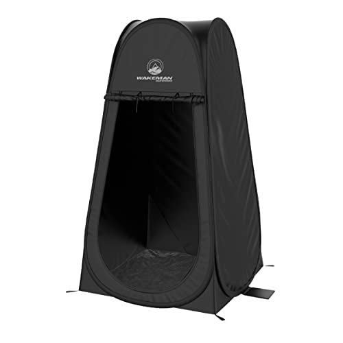 Wakeman Pop Up Changing Tent, 3.3 x 3.3 x 6.2ft, Camping Shower Tent for Portable Toilet Stall or Dressing Room with Carry...