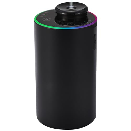Waterless Essential Oil Diffuser with 8 Color LED Night Light, 3 Mist Levels & Timers, Portable Rechargeable Aromatherapy ...