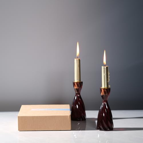 ICNBUYS Twizzle Twist Candle Holder, Decorative Candle Holder for Table Display, Romantic Decoration, Unique Home DÉCOR Ae...
