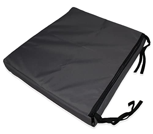 Rehabilitation Advantage Wheelchair Cushion Cover 18 x 16 x 2, Black