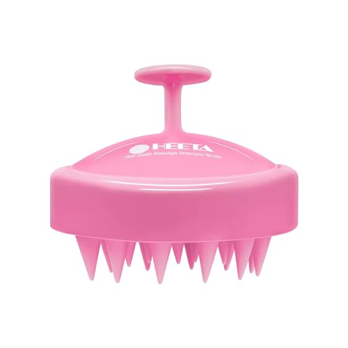 HEETA Scalp Massager Hair Growth, Soft Silicone Scalp Scrubber Shampoo Brush for Exfoliation, Dandruff Removal Head Massag...
