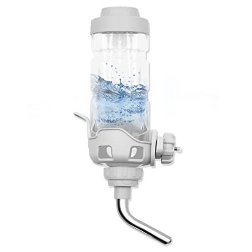 Vannon Rabbit Water Bottle for Cage, Top Fill 34oz Bunny Water Bottle No Drip Automatic Water Dispenser for Dog, Rabbit, G...