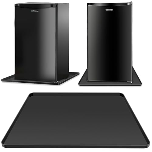 Mini Fridge Silicone Mat,24''x24''x0.5''-Fridge Drip Tray Concave and convex design is leak-Proof and Non-Slip Perfectly C...