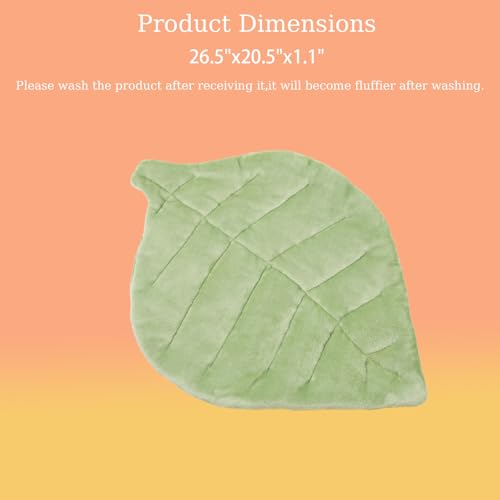 Nimorio Self Warming Cat Leaf Mat,Comfortable Soft Fabric Breathable Cozy Cat Warm Bed Mat with Foil Insulation,Cat Bed Ma...