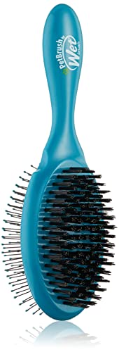 Wet Brush Ultimate Dual-Sided Detangling Brush - Ultra Soft IntelliFlex Bristles, Removes Loose Hair & Dirt for Dogs, Cat...