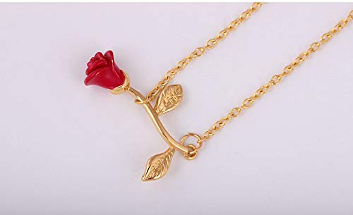 JczR.Y Rose Flower Bracelet for Women Red Rose Chain Bracelet Charm Romantic Flower Bracelet Link Fashion Valentine's Day ...