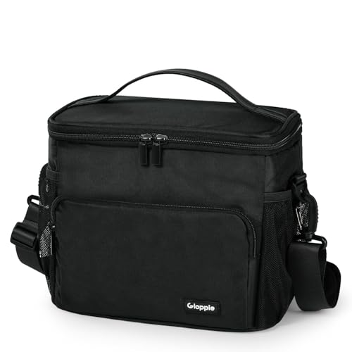 Gloppie Flight Crew Lunch Bag with Luggage Trolley Sleeve - Professional Insulated Cooler Bag for Flight Attendants & Pilo...