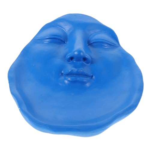 CAXUSD Abstract Face Resin Tray Decorative Organizer Storage Dish for Bedroom Bathroom Decor Versatile Aesthetic Home Accent