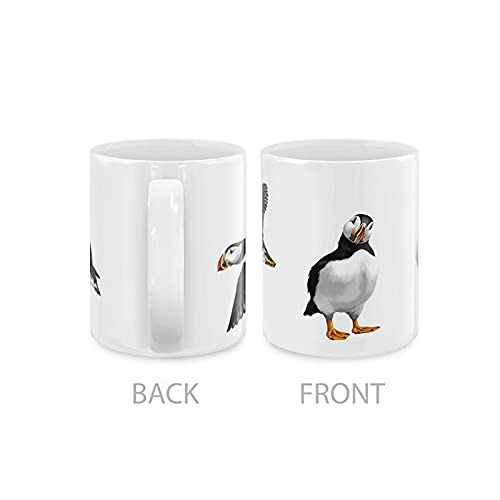 MUGBREW Atlantic Puffin Birds Ceramic Coffee Gift Mug Tea Cup, 11 OZ