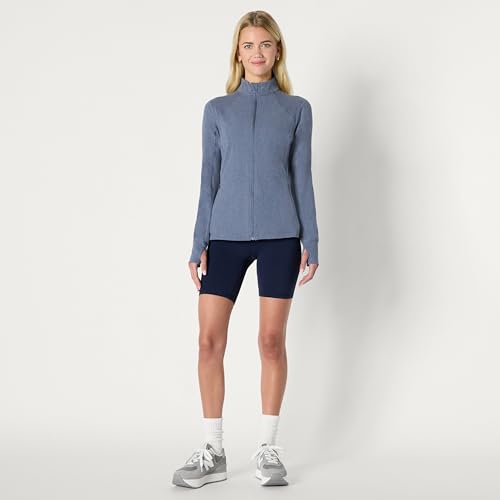 Amazon Essentials Women's Athletic Soft Performance Lightweight Zip Up Workout Running Jacket