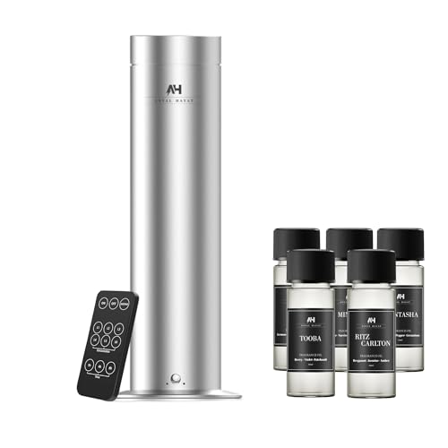 Electric Waterless Essential Oil Diffuser Starter Kit - Covers Up to 1000 Sq Ft - Essential Oil Diffuser for Large Rooms -...