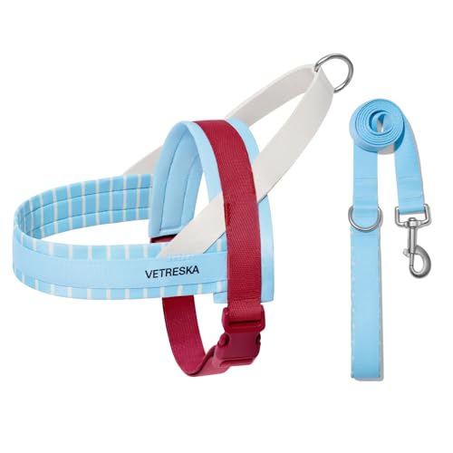 VETRESKA Dog Harness Small Sized Dog, Adjustable No Choke Puppy Harness No Pull, Easy Control Pet Harness Vest for Dogs, C...