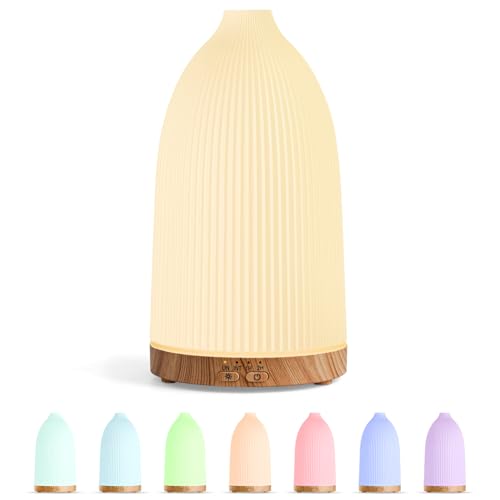 SALKING Essential Oil Diffuser, 100ml Aromatherapy Diffusers with Adjustable Mist Mode Timer Setting, Ultrasonic Diffusers...