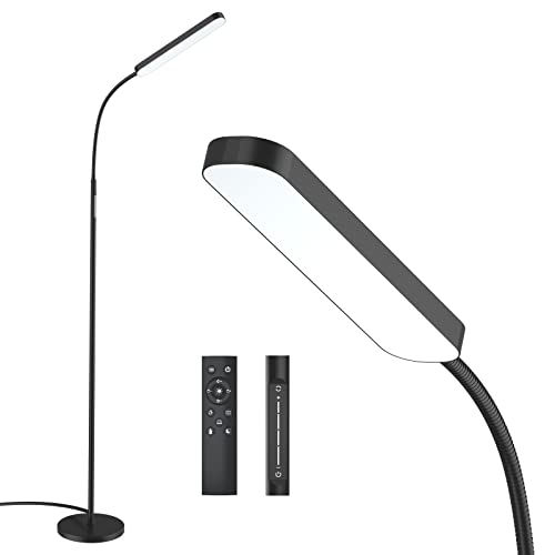 Wio-Mio Floor lamp, 15w/1000lm Bright LED Floor Lamp with Stepless Adjustable 3000K-6000K Colors and Dimmer, Remote and To...