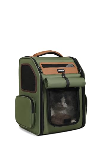 Wanparkg Cat Backpack Carrier, Super Breathable Cat Backpacks, Lightweight Cat Travel Backpack, Cat Carrying Backpack Suit...