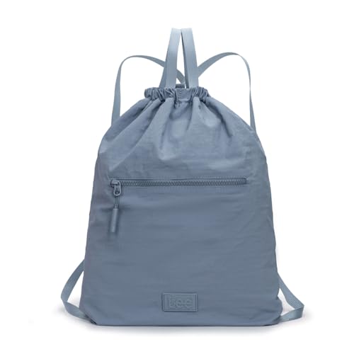 Lee Drawstring Backpack Bag Lightweight Small Gym Swim Beach Bag Water Resistant Sports Sackpack for Men Women, LEE48-002JN