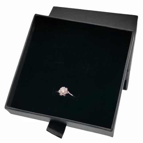 GymRichy 2 Pack Jewelry Gift Boxes Cardboard Jewelry Boxes, 3.5 x 3.5 x 1 Inch Small Gift Boxes for Jewelry Earrings Neckl...