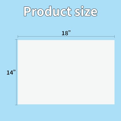 pmybupo 50Pcs White Poster Board,14inx18in White Poster Paper Blank Graphic Display Board Poster Board Bulk for School Art...