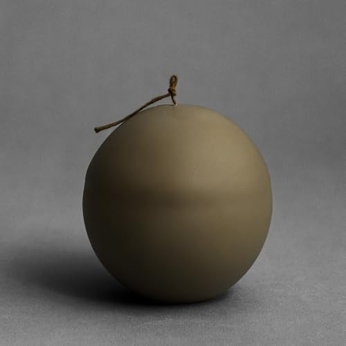 LAWA Imperfect Sphere Candle - Beautiful Handmade Pillar Scented Soy Wax Elegant Aesthetic Candle Housewarming Gift Home R...