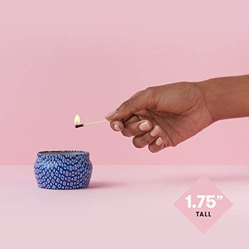 Capri Blue Volcano Scented Mini Tin Jar Candle - Luxury Candles for Home Scented with Tropical Fruit & Sugared Citrus - So...