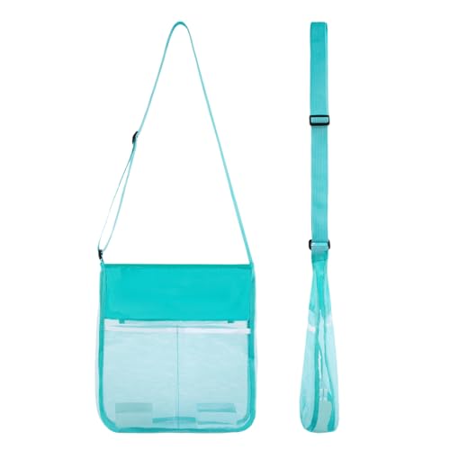 Mesh Beach Bag for Shells Collecting,Cross Body Shell Bags for Beach,Sea Shell Bags,Seashell Collecting Bag for Swimming