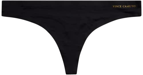 Vince Camuto Women's Thong Underwear - 5 Pack/10 Pack Ultra Soft & Sexy Lingerie - Breathable Panties for Women, Size X-La...
