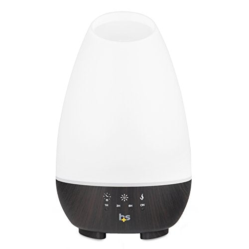 HealthSmart 500ML Essential Oil Diffuser for Large Rooms, Cool Mist Humidifier and Aromatherapy Diffuser, Adjustable Time...
