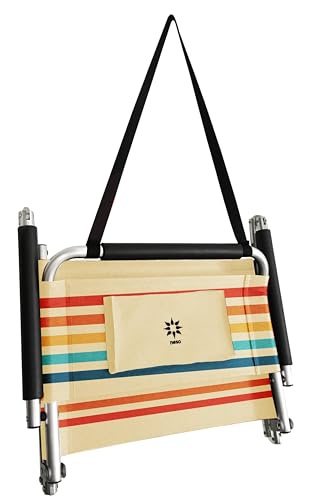 Neso Beach Chairs - Lightweight, Portable and Foldable Recliner Beach Chairs for Park, Camping and Outdoor Adventures - wi...