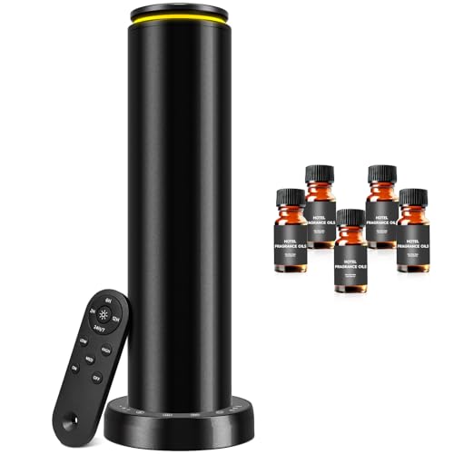 BOCT Waterless Scent Diffuser Starter Kit - 2000 Sq Ft Coverage,Hotel Collection Diffuser with Remote/LED Light,Suitable f...
