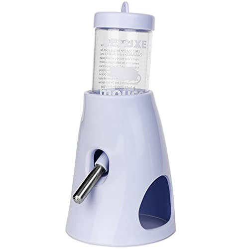 Hamster Water Bottle with Stand, Small Animal Water Dispenser, with Hideout Space, Leak-Proof, for Dwarf Hamsters
