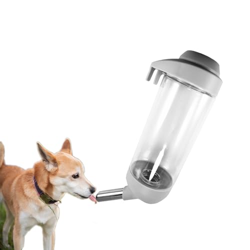 DEEUCHIS Dog Crate Water Bottle Dispenser - No Drip Dog Kennel Water Dispenser & Cage Bottle - Easy-to-Use Water Bottle fo...
