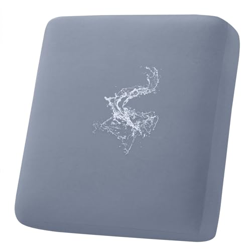 hyha Waterproof Couch Cushion Covers, Stretch Sofa Couch Seat Slipcover for Dog Washable, Non-Slip Waterproof Outdoor Cush...